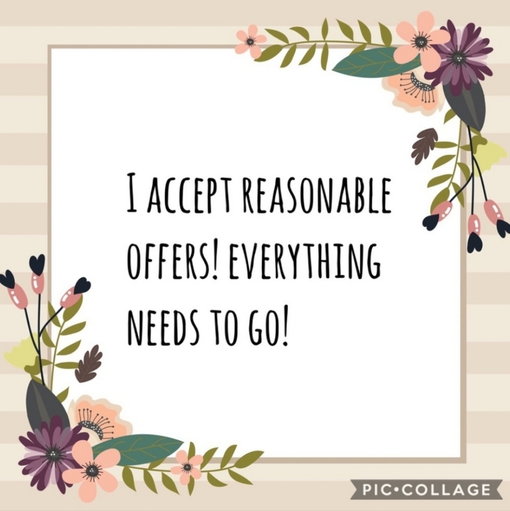 Accepting offers, bundles, etc!